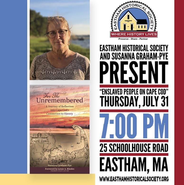 thu 31 jul 2025: enslaved people on cape cod